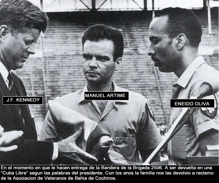 Kennedy,Artime y Oliva